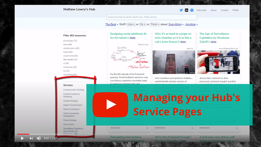 FAQ: What are Service Pages, and How do I Manage them? (deprecated)