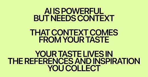 What matters in the age of AI is taste - by Sari Azout