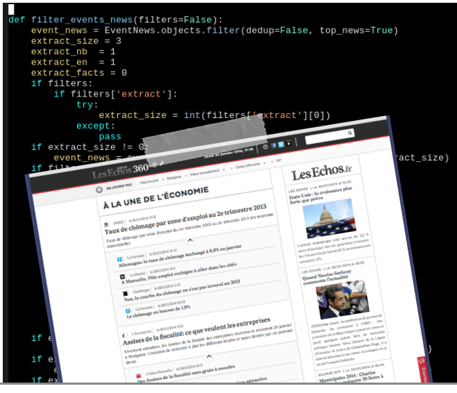Building a business news aggrefilter