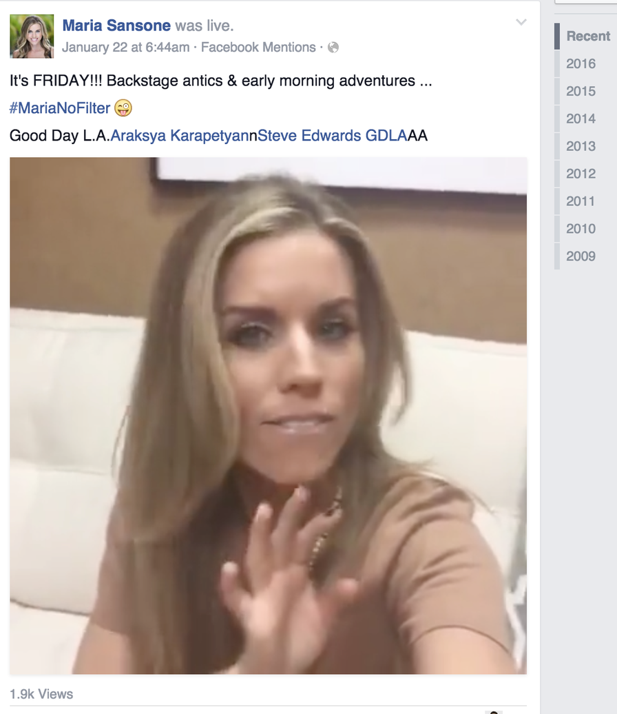 Live - on TV & Facebook, your favorite local newscasters