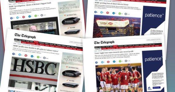 Buying friendly coverage from the Telegraph