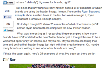 Keeping up with social media--in 30 minutes a day